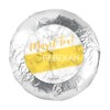 Personalized Bat Mitzvah Marble 1.25" Sticker (48 Stickers)