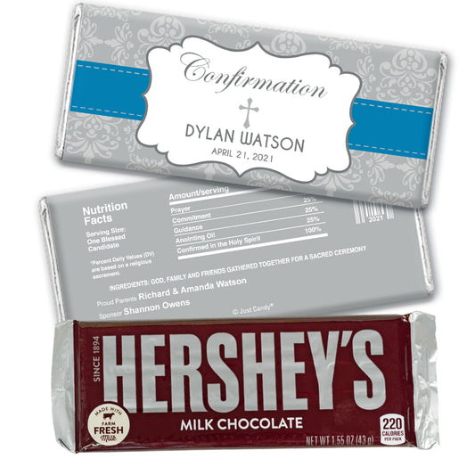 Personalized Confirmation Hershey's Hershey's Milk Chocolate Bar & Wrapper