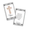 Confirmation Personalized Hershey's Miniatures Wrappers Hearts Cross