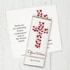 Confirmation Personalized Chocolate Bar Wrappers Hearts Cross