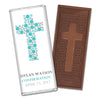 Confirmation Personalized Embossed Cross Chocolate Bar