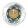 Personalized Confirmation Stain Glass 1.25" Sticker (48 Stickers)