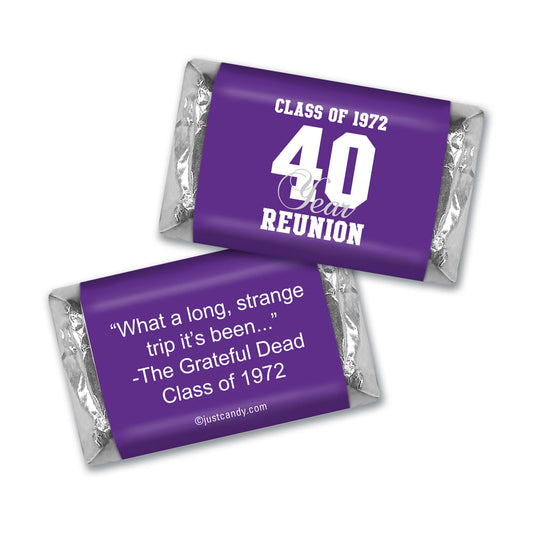 Class Reunion Personalized Hershey's Miniatures Milestone