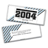 Personalized Class Reunion School Spirit Stripes Hershey's Hershey's Milk Chocolate Bar & Wrapper