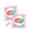 Personalized Add Your Artwork Candy Bags with Just Candy Milk Chocolate Minis