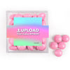 Custom Add Your Artwork JUST CANDY� favor cube with Just Candy Milk Chocolate Minis