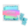 Custom Add Your Artwork JUST CANDY� favor cube with Sugar Sanded Gummy Bears