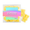 Custom Add Your Artwork JUST CANDY� favor cube with Sugar Sanded Gummy Bears