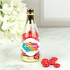 Custom Add Your Artwork Champagne Bottle with Just Candy Chocolate Minis