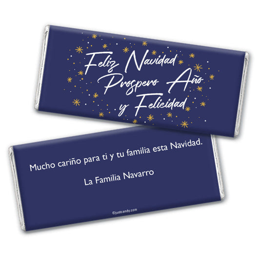 Barra de Chocolate Personalizado y Envoltura - Prospero Ao y Felicidad