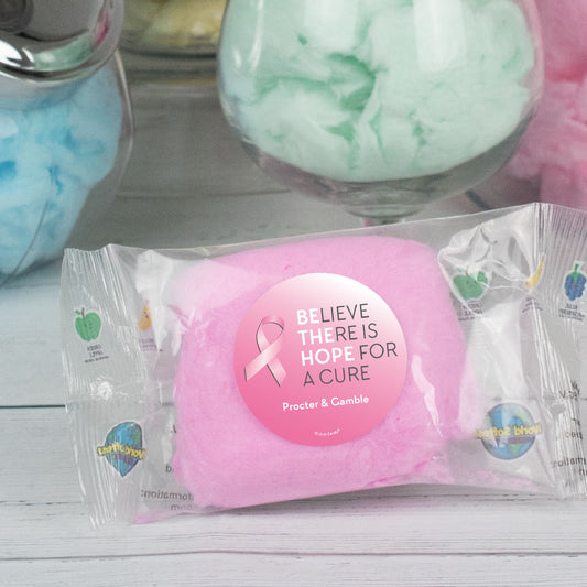 Breast Cancer Awareness Cotton Candy Favor - Be the Hope (Pack of 10)