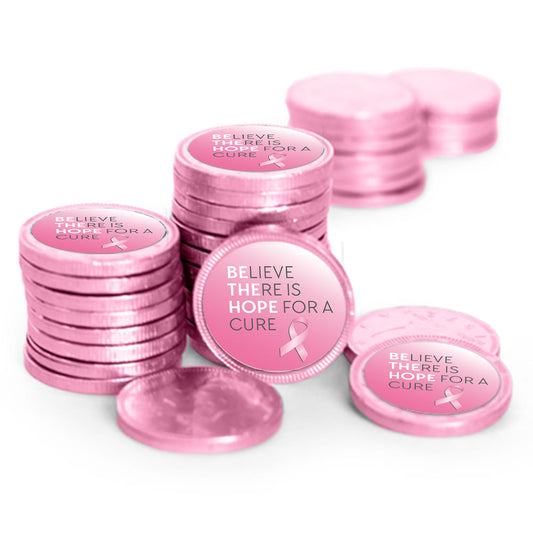 Breast Cancer Awareness Pink Coins