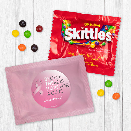 Personalized Breast Cancer Awareness Be the Hope Skittles