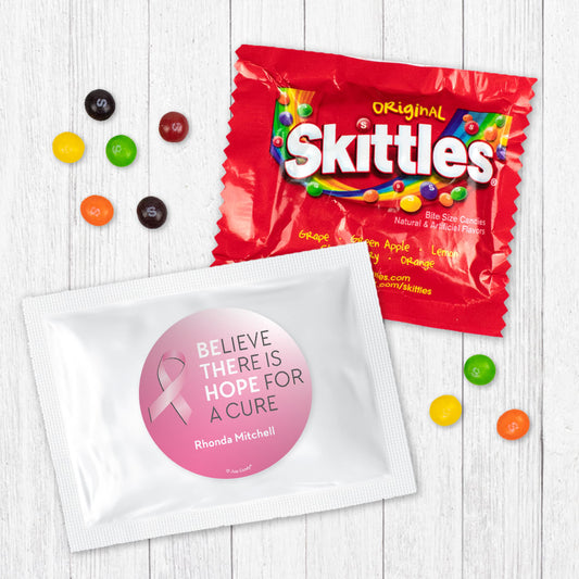 Personalized Breast Cancer Awareness Be the Hope Skittles