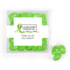 Personalized Awareness Ribbon JUST CANDY� favor cube with Jelly Belly Jelly Beans