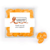 Personalized Awareness Ribbon JUST CANDY� favor cube with Jelly Belly Jelly Beans