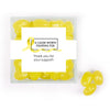 Personalized Awareness Ribbon JUST CANDY� favor cube with Jelly Belly Jelly Beans