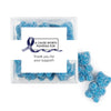 Personalized Awareness Ribbons JUST CANDY� favor cube with Sugar Sanded Gummy Bears