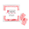 Personalized Awareness Ribbons JUST CANDY� favor cube with Sugar Sanded Gummy Bears