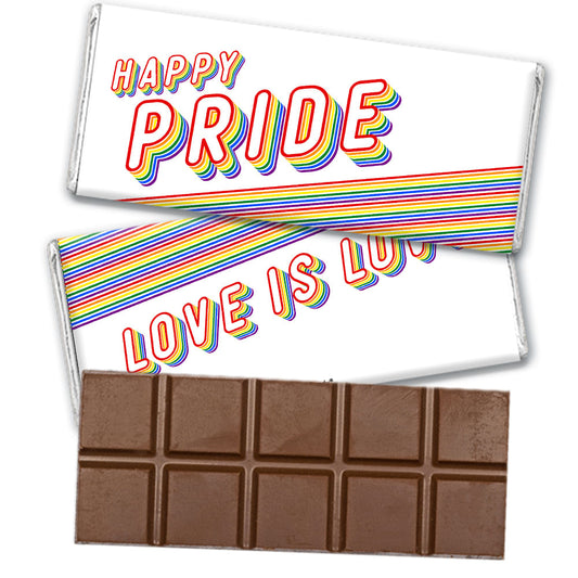 Belgian Chocolate Bar Happy Pride