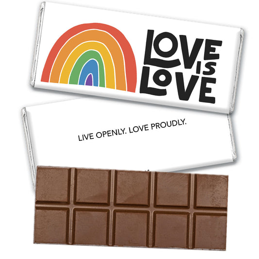 Belgian Chocolate Bar Love is Love