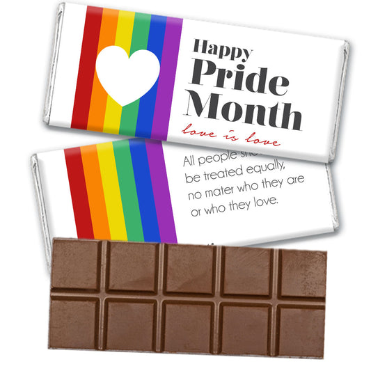 Belgian Chocolate Bar Happy Pride Month