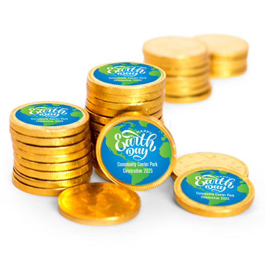 Earth Day Chocolate Coins