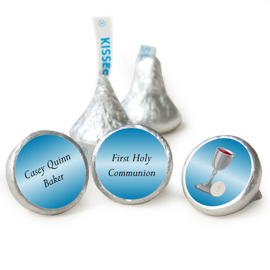 Communion Personalized Hershey's Kisses Classic Cross Assembled Kisses