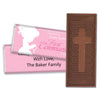 Communion Embossed Cross Chocolate Bar Child in Prayer