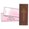 Communion Embossed Cross Chocolate Bar Child in Prayer