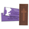 Communion Embossed Cross Chocolate Bar Child in Prayer