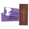 Communion Embossed Cross Chocolate Bar Child in Prayer