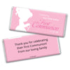 Communion Personalized Chocolate Bar Wrappers Child in Prayer