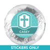 Communion 1.25" Sticker Framed Cross (48 Stickers)