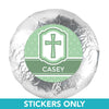 Communion 1.25" Sticker Framed Cross (48 Stickers)