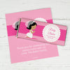 Communion Personalized Chocolate Bar Wrappers Girl in Prayer