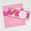 Communion Personalized Chocolate Bar Wrappers Girl in Prayer