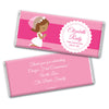 Communion Personalized Chocolate Bar Wrappers Girl in Prayer