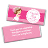 Communion Personalized Chocolate Bar Wrappers Girl in Prayer