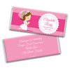 Communion Personalized Chocolate Bar Wrappers Girl in Prayer