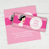 Communion Personalized Chocolate Bar Wrappers Girl in Prayer