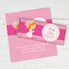 Communion Personalized Chocolate Bar Wrappers Girl in Prayer