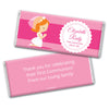 Communion Personalized Chocolate Bar Wrappers Girl in Prayer