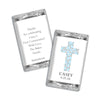 Communion Personalized Hershey's Miniatures Wrappers Dots Cross