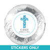 Communion 1.25" Sticker Dots Cross (48 Stickers)