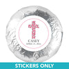 Communion 1.25" Sticker Dots Cross (48 Stickers)