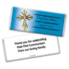 Communion Personalized Chocolate Bar Wrappers Gold Cross