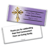 Communion Personalized Chocolate Bar Wrappers Gold Cross