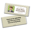 Communion Personalized Chocolate Bar Wrappers Photo Criss Cross