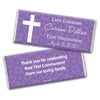 Communion Personalized Chocolate Bar Wrappers Initial Cross